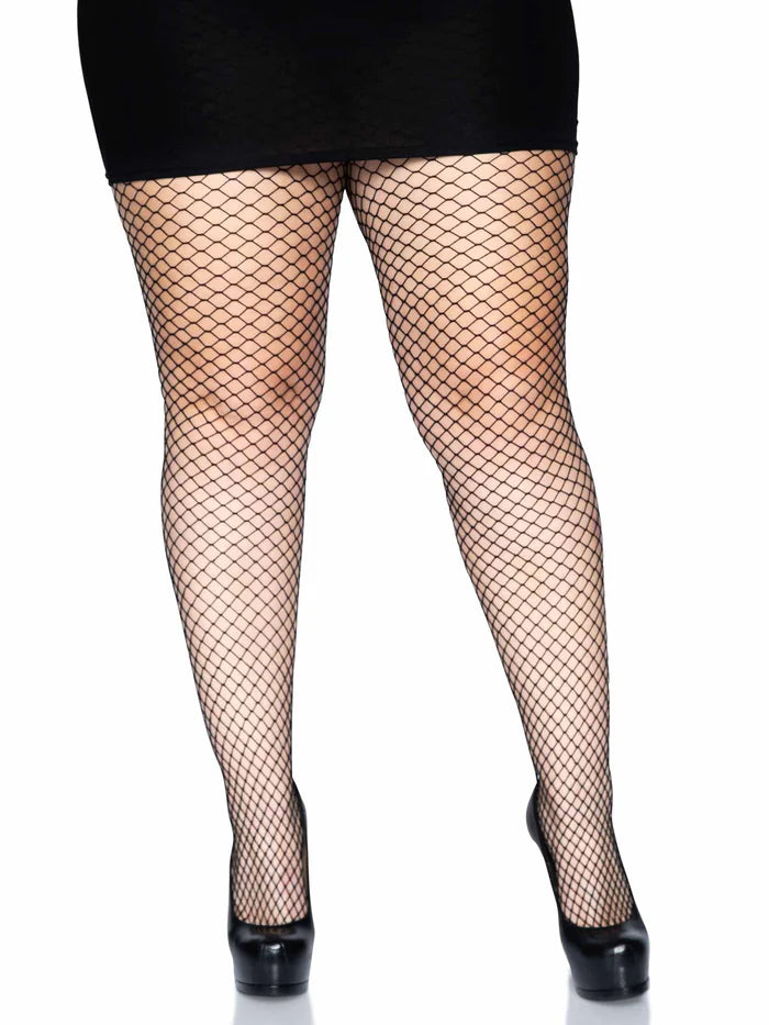 Plus Size Net Pantyhose 3-colors 9003X