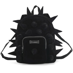 black velvet mini backpack with pockets HB-113