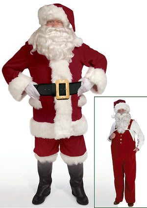 high-quality 6-piece deluxe Halco Santa Claus suit AE7791