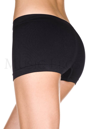 seamless black spandex boy shorts 120