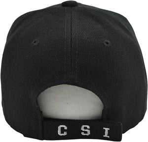 back of CSI Crime Scene Investigator embroidered baseball hat 311527