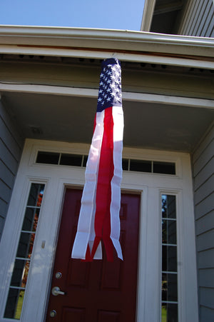 American flag Fourth of July windsock 121002