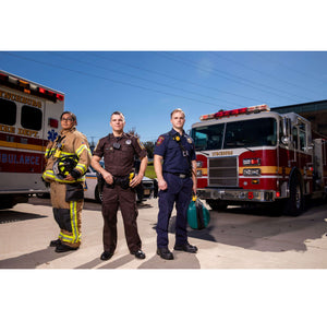 Deluxe Stainless Steel Fire Department Ring FDSSR
