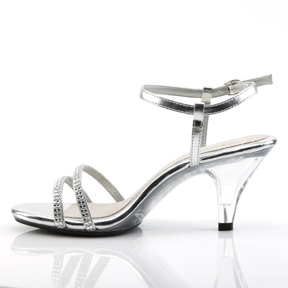 Hamurra Silver - Best High Heels Slip-on Mules for Women – Funkhyde