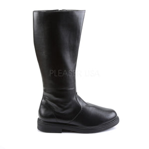 side view Men's pirate captain knee boots with cuff CAPTAIN-105