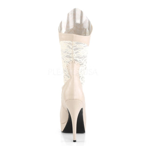 back of cream wide knee high boots with 5-inch spike heels Chloe-115
