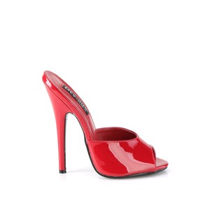 Peep Toe Slide Shoe 6-inch Heel 5-colors DOMINA-101