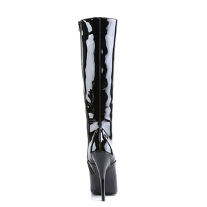 back of lace-up knee high boots with 6-inch stiletto heel Domina-2020