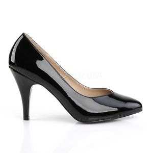 side of black Pointed toe pumps with 4-inch spike heel Dream-420
