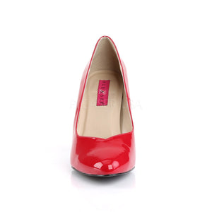 front of red Pointed toe pumps with 4-inch spike heel Dream-420