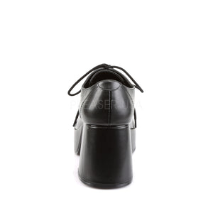 back of men's platform disco shoes with 3.5-inch block heel Jazz-02