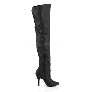 side of Thigh high leather boots with 5-inch spike heels Legend-8899
