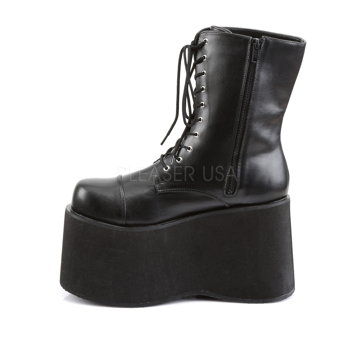 side of men's Frankenstein lace-up boot with 5-inch platform Monster-10