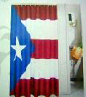 Puerto Rico flag shower curtain 600020
