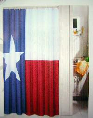 980804 Texas state flag shower curtain