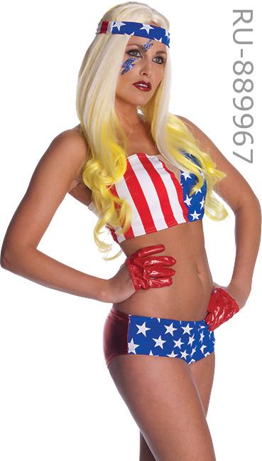 Lady Gaga American Flag 5-pc. Outfit from TELEPHONE Video 889967