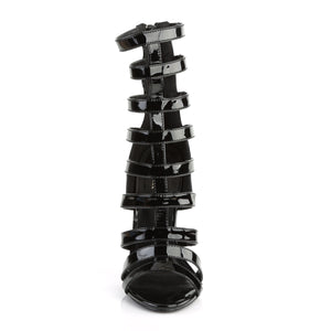 large size strappy cage sandal ankle boots with no platform Sexy-52