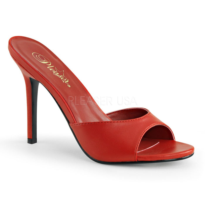 Peep Toe Slide Slipper with 4-inch Heel 7-colors PS-CLASSIQUE-01