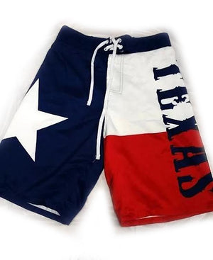 men's Texas flag boardshorts swim trunks MBXTX