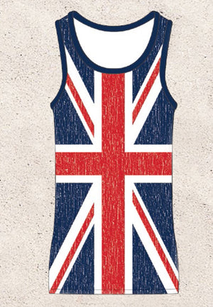United Kingdom flag cover-up beach dress ST3DBF