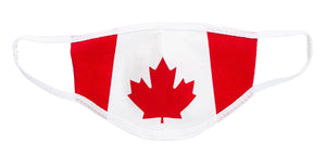 Canada flag face mask with ear loops