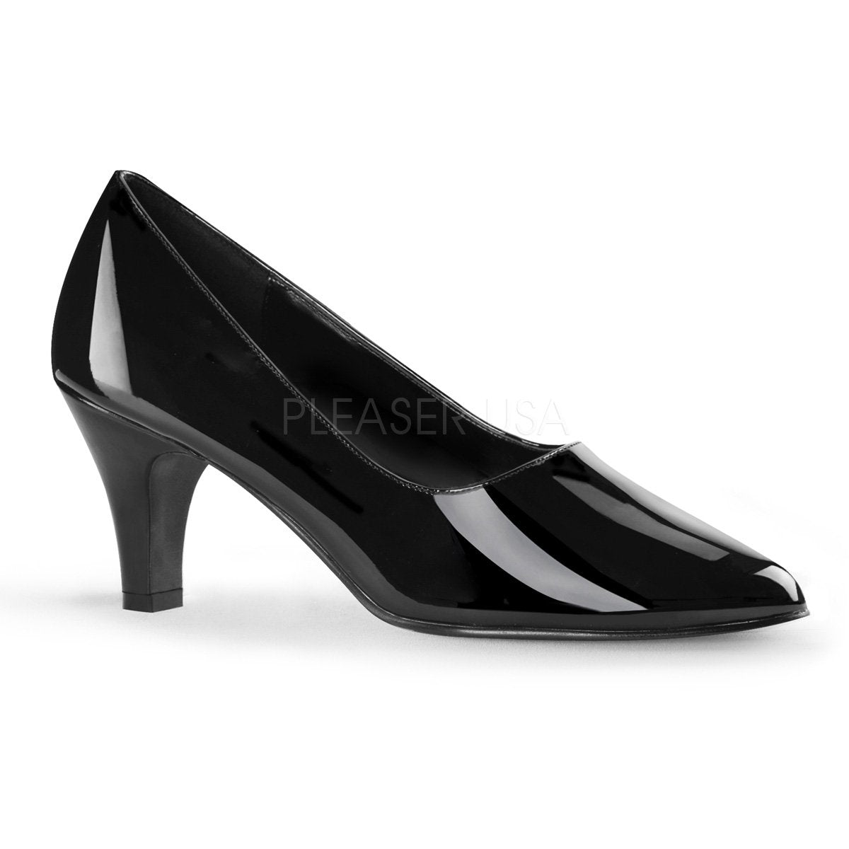 Mule for Women Heel 3 inches Black – Ziza Shoes
