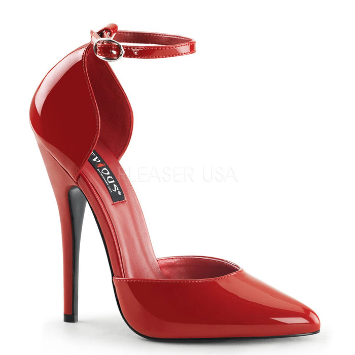 Ankle Strap Fetish D'Orsay Pumps with 6-inch Heels DOMINA-402