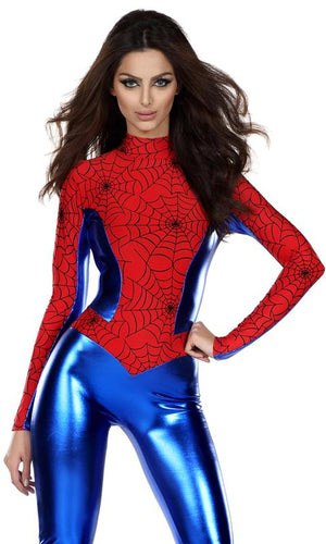close up of Woman's spiderman superhero costume 555107