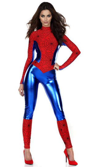 Woman's spiderman superhero costume 555107