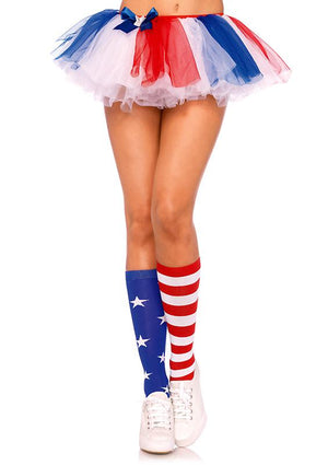 USA American Flag Knee High Stockings