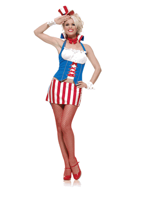 Miss Firecracker 5-pc. 4th of July costume 83405