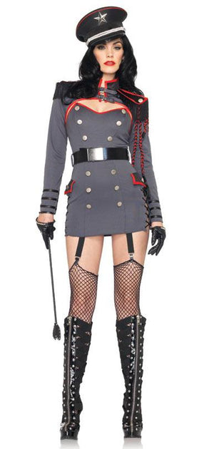 General Punishment sexy adult 4-pc military costume 83942