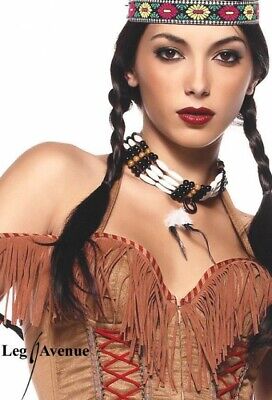 Indian Princess fringe and lace-up western costume 53077