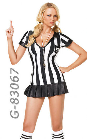 game official girl 3-piece referee costume 83067