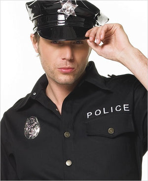 police officer hat Cuff 'Em Cop 4-pc. policeman costume 83122