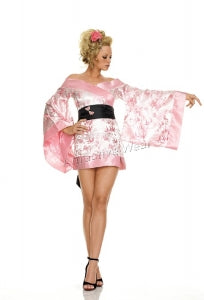 pink brocade Geisha Girl adult costume 83248