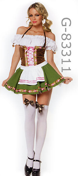Gretchen Oktober Fest 2-piece bar maid costume 83311