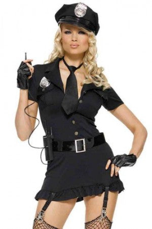 close up of Dirty Cop 6-pc. police costume 83344