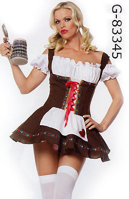 close up of German Beer Girl bar maid costume 83345