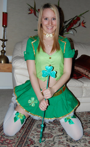 Kimmie wearing Lucky Charm 5-pc. St. Patrick's Day costume 83394