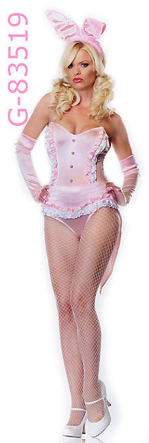 Pink Tuxedo Bunny Costume 83519