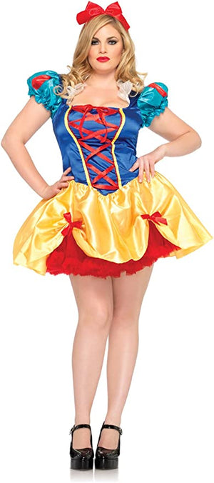 plus size Snow White fairy tale costume 83616