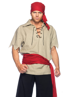 close up of men's 4-pc. cutthroat pirate costume 83648