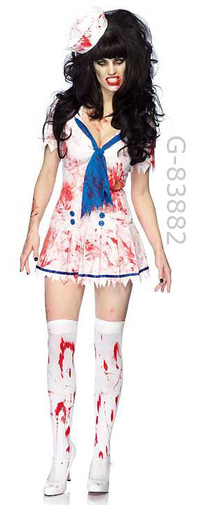 Decaying Sailor Debbie Zombie Costume 83882