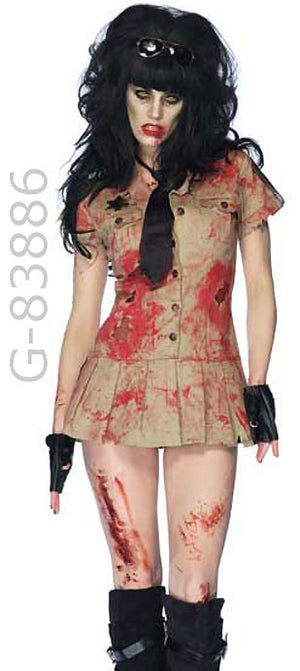Officer Armbiter zombie policeman costume 83886