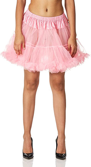 light pink layered tulle short petticoat 8990