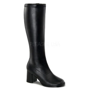 Plus Size Wide Calf GoGo Boots with 3-inch Heels GOGO-300WC