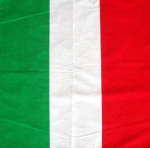 flag of Italy bandanna, Italian kerchief bandana