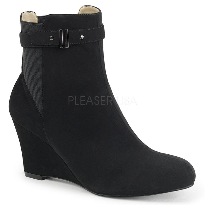 Ankle Boot with 3-inch Wedge Heel 3-colors PS-KIMBERLY-102