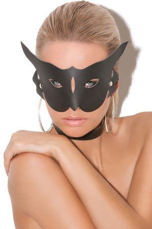 Leather cat mask L9156
